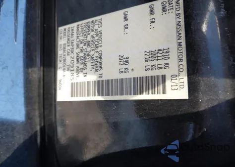 2013 Nissan Altima 2.5 S из США, поврежденный, VIN 1N4AL3AP3DC209185